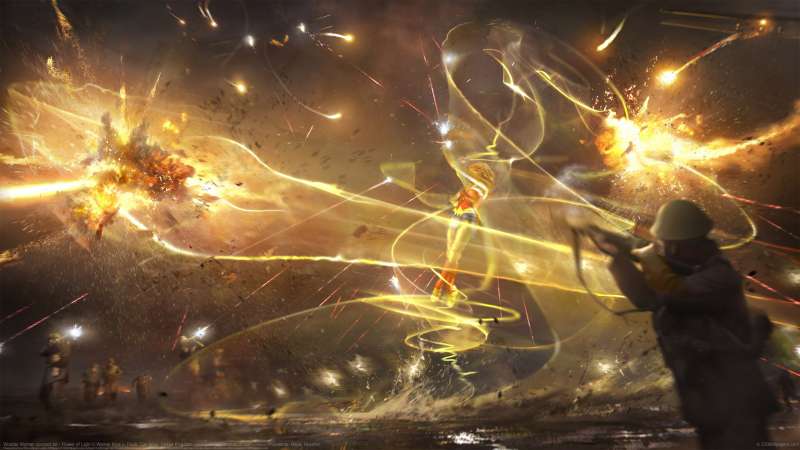 Wonder Woman concept art - Flower of Light achtergrond