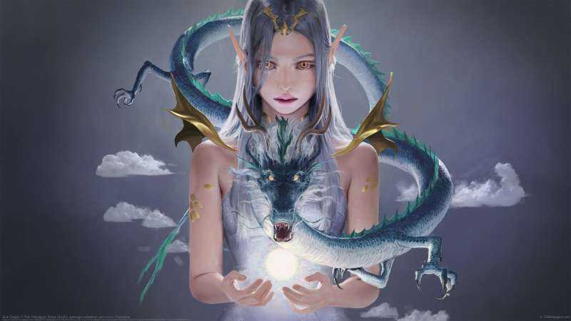 Blue Dragon achtergrond