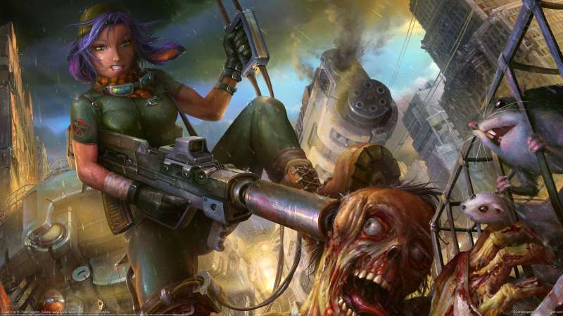 Zombie Busters achtergrond