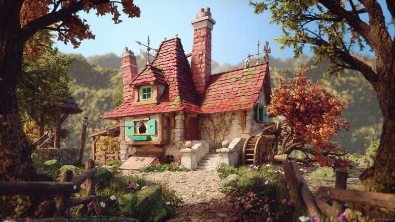 Belle's Cottage achtergrond