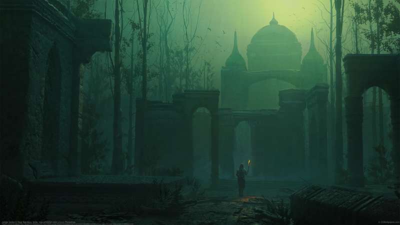Jungle tombs achtergrond