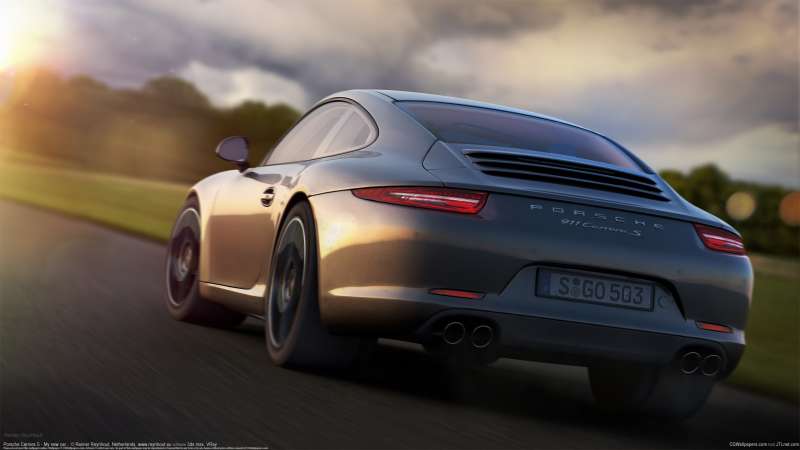 Porsche Carrera S - My new car... achtergrond