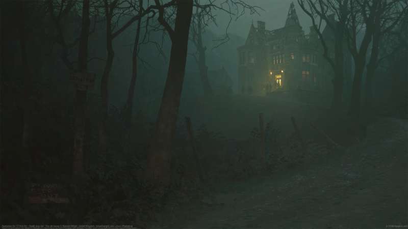 Illustration for 'CTHULHU - Death may die': The old house achtergrond