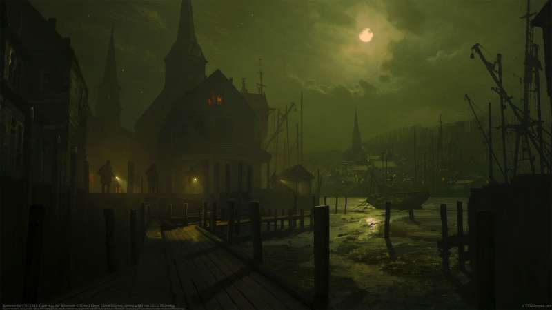 Illustration for 'CTHULHU - Death may die': Innsmouth achtergrond