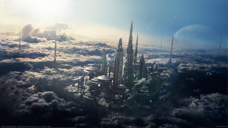 Cloud City achtergrond