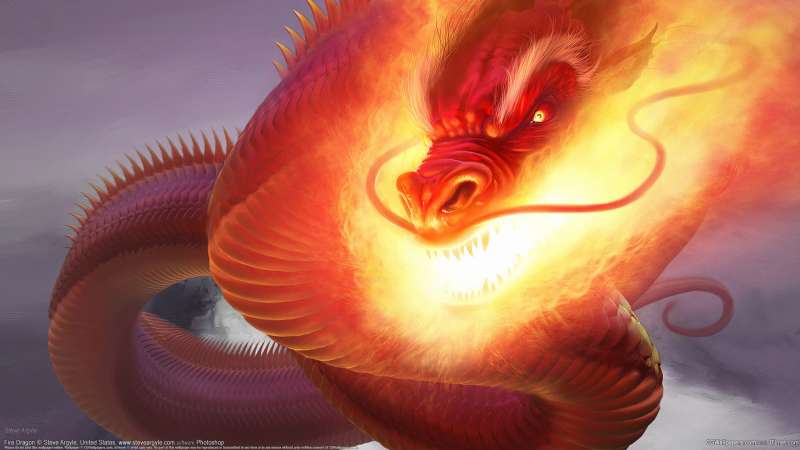 Fire Dragon achtergrond