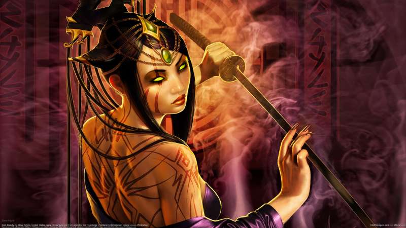 Dark Beauty achtergrond