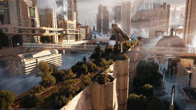 Cloud City achtergrond