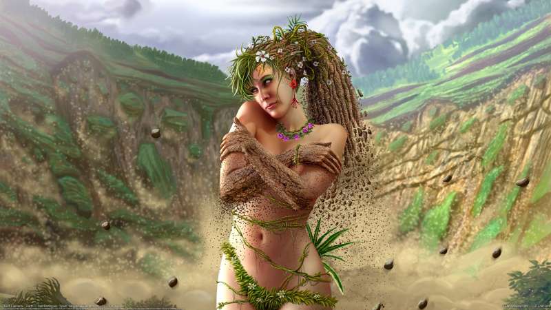 The 4 Elements - Earth achtergrond