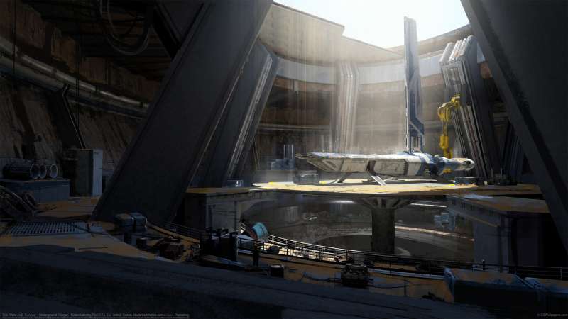 Star Wars Jedi: Survivor - Underground Hangar, Hidden Landing Pad achtergrond