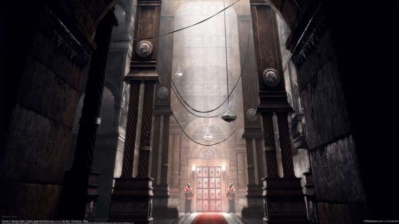 Temple achtergrond