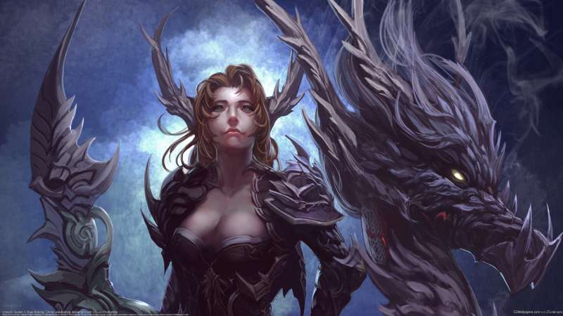 Unicorn Queen achtergrond