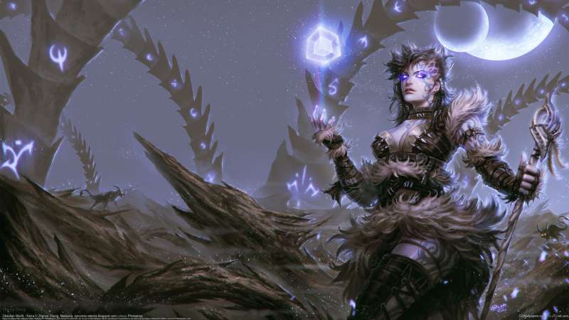 Obsidian World - Karra achtergrond