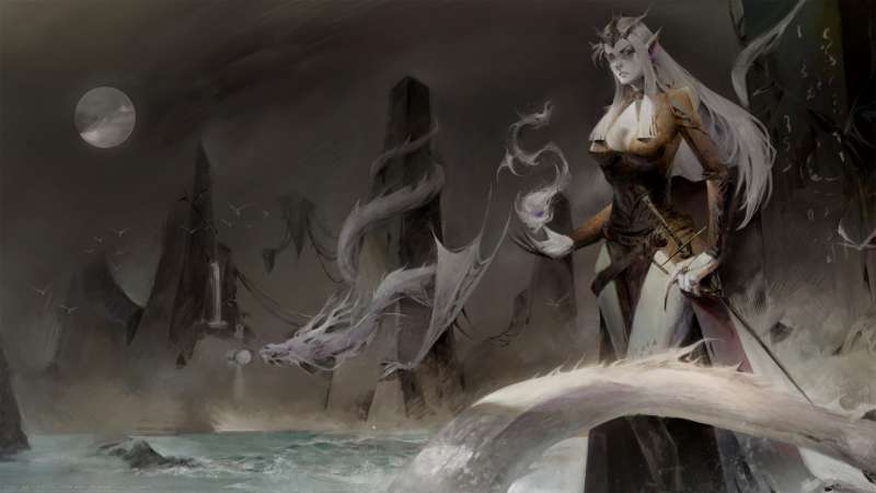 Dragon lady achtergrond