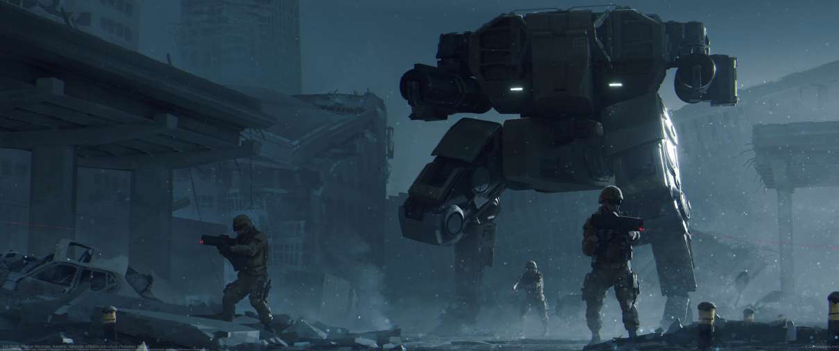 Iron Squad ultrawide achtergrond