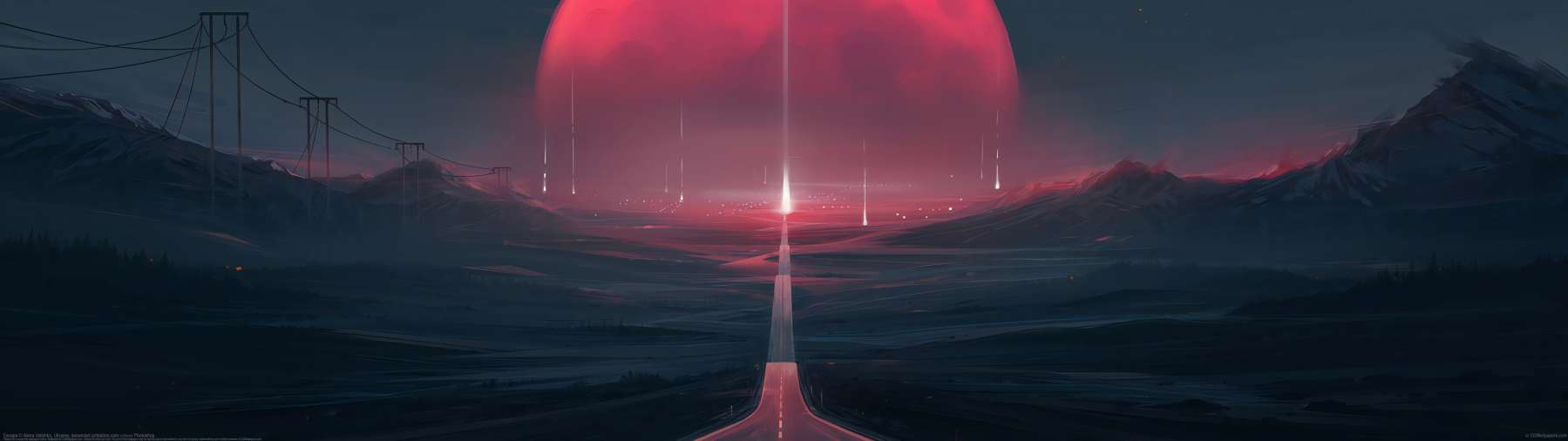 Escape ultrawide achtergrond
