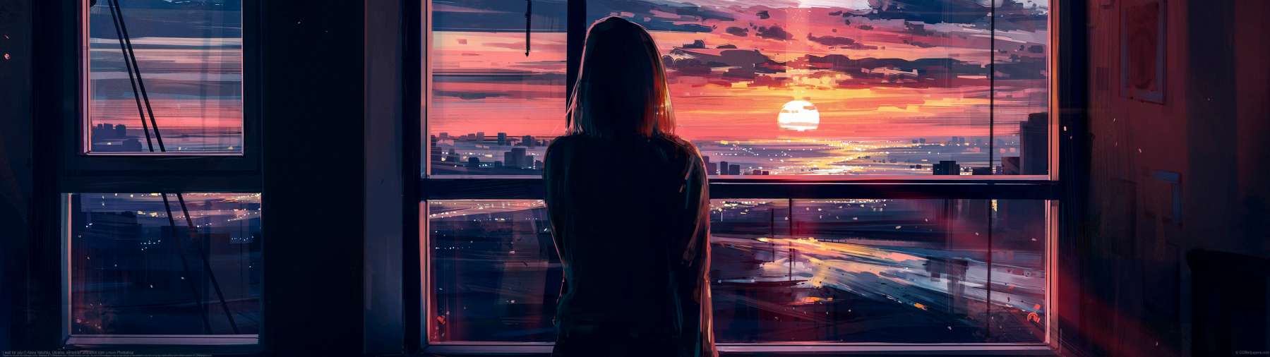 I wait for you ultrawide achtergrond