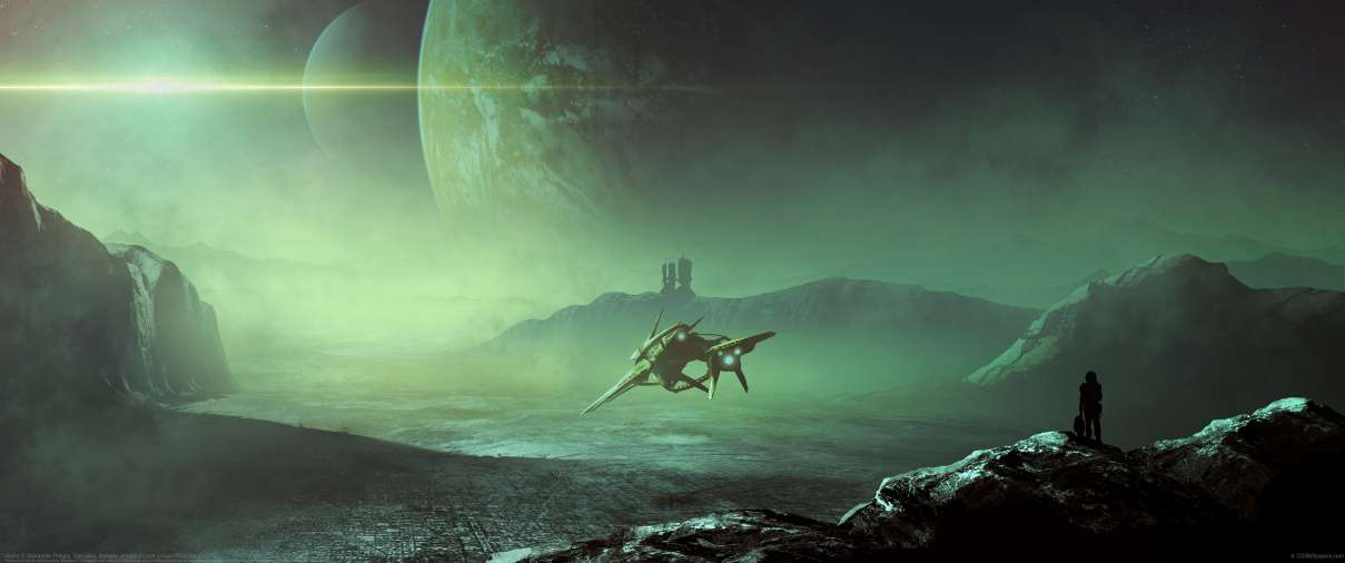 Visitor ultrawide achtergrond