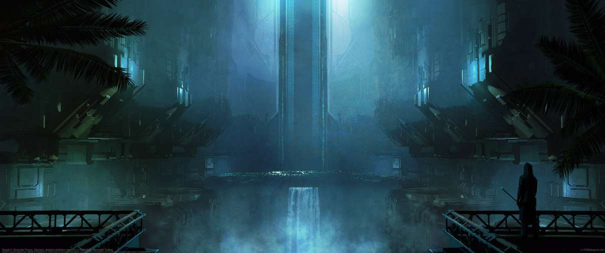 Temple ultrawide achtergrond