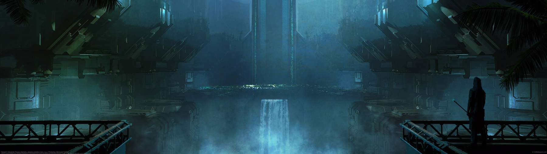 Temple ultrawide achtergrond
