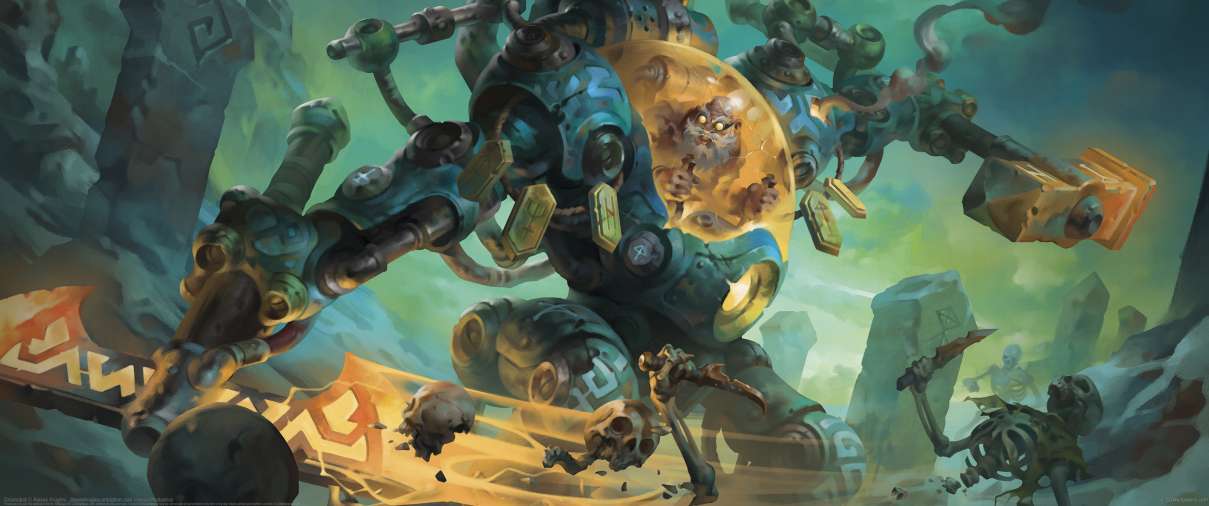 Gnomobot ultrawide achtergrond