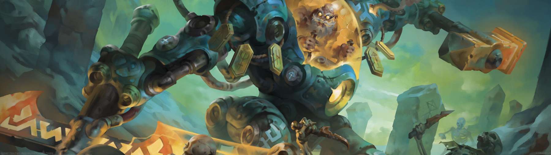 Gnomobot ultrawide achtergrond