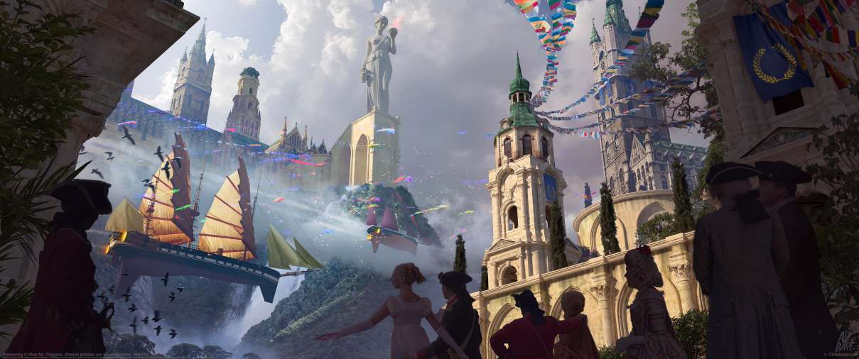 Homecoming ultrawide achtergrond