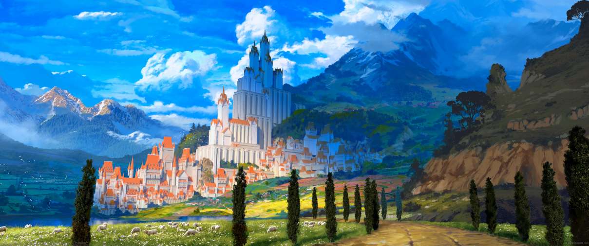 Royaume ultrawide achtergrond