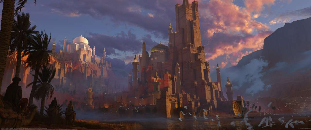 Grand Oasis ultrawide achtergrond