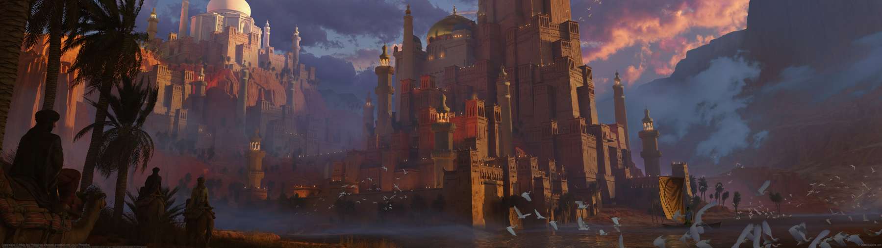 Grand Oasis ultrawide achtergrond