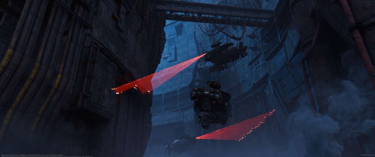 Sentry Scan ultrawide achtergrond