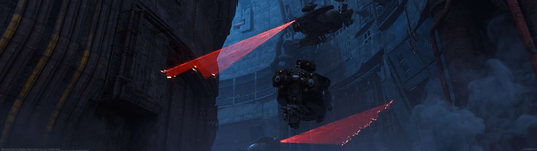 Sentry Scan ultrawide achtergrond