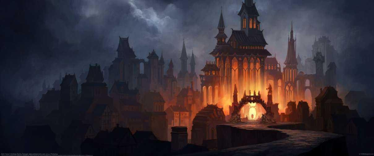 Dark Times ultrawide achtergrond
