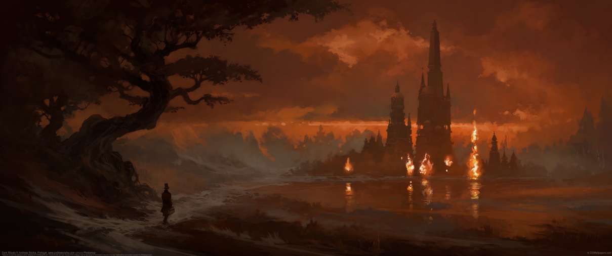Dark Rituals ultrawide achtergrond