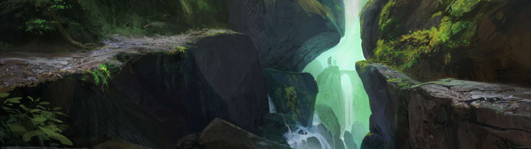Narrow Gorge ultrawide achtergrond