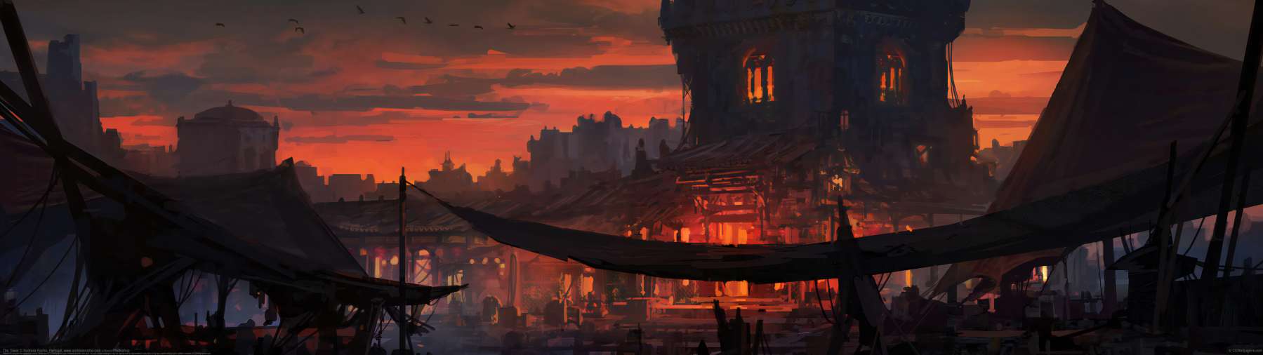 The Tower ultrawide achtergrond