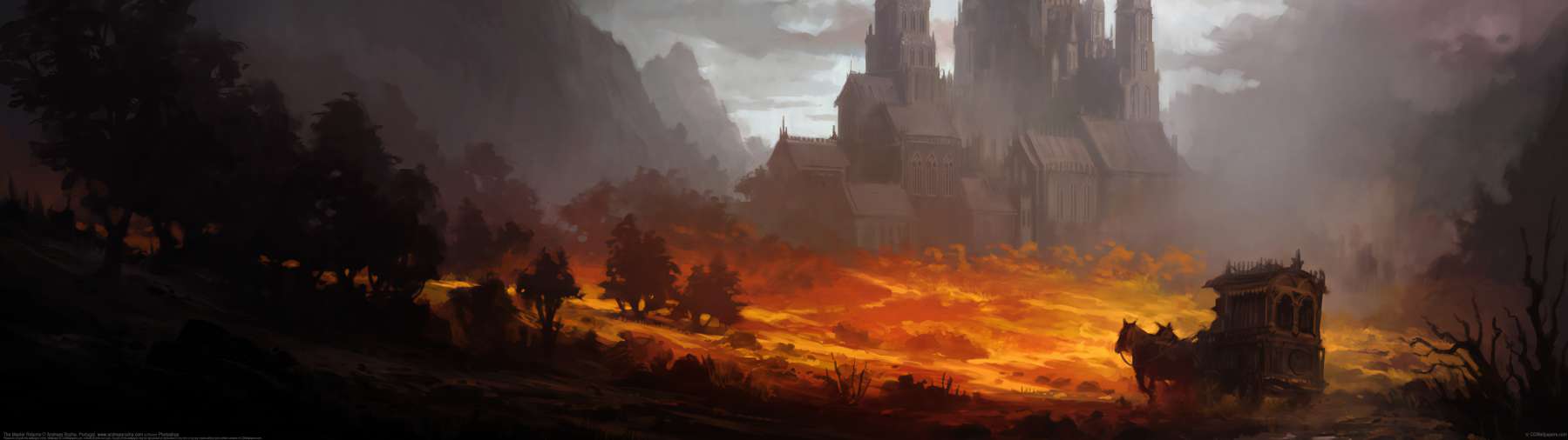 The Master Returns ultrawide achtergrond
