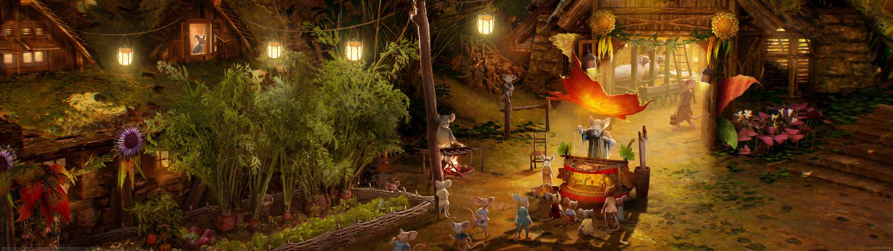 Mouse Guard ultrawide achtergrond