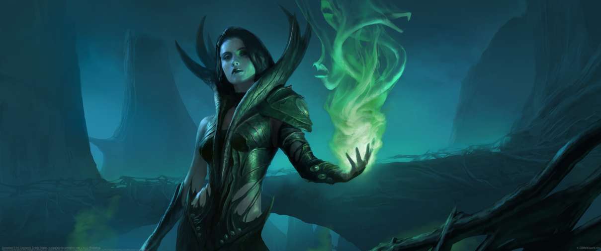 Sorceress ultrawide achtergrond