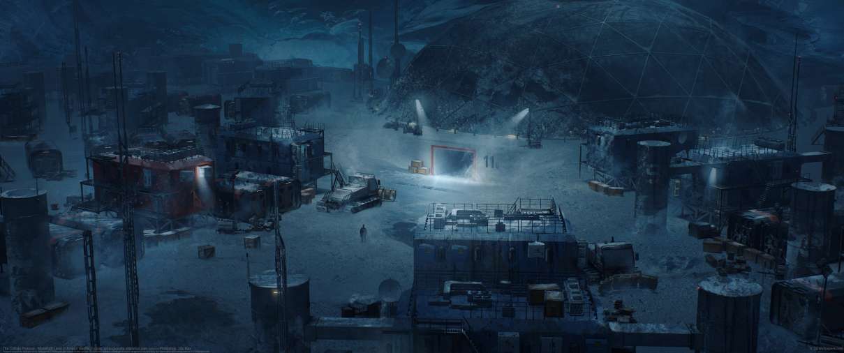 The Callisto Protocol - Mineshaft Level ultrawide achtergrond