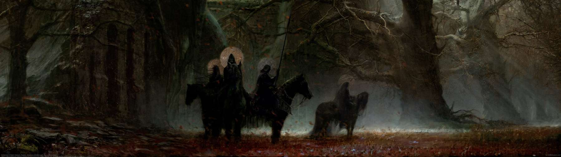 Horsemen ultrawide achtergrond