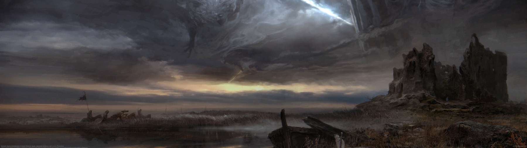 Berserk (cherty sherstjaniye) ultrawide achtergrond