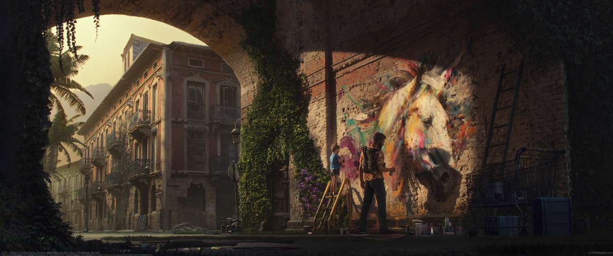 ILFY - Unicorn ultrawide achtergrond