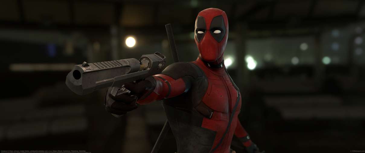 Deadpool ultrawide achtergrond