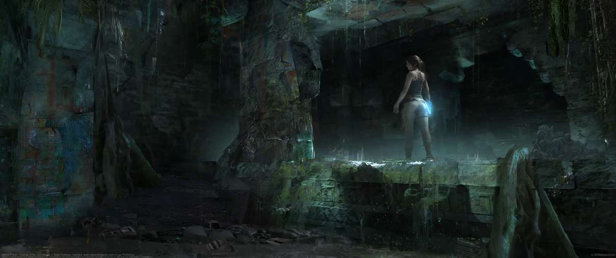 Mayan Prison - Shadow of the Tomb Raider ultrawide achtergrond