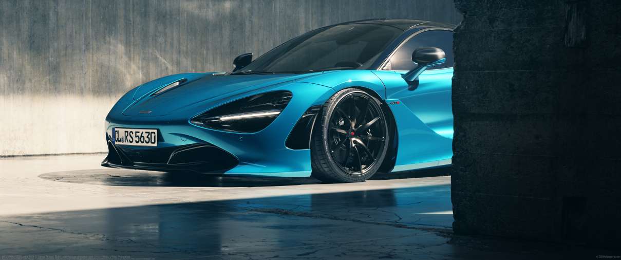 MCLAREN/720S Ludus-Blue ultrawide achtergrond