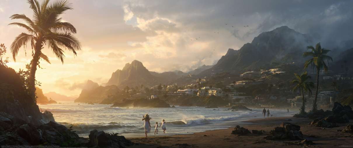 Laguna Beach ultrawide achtergrond
