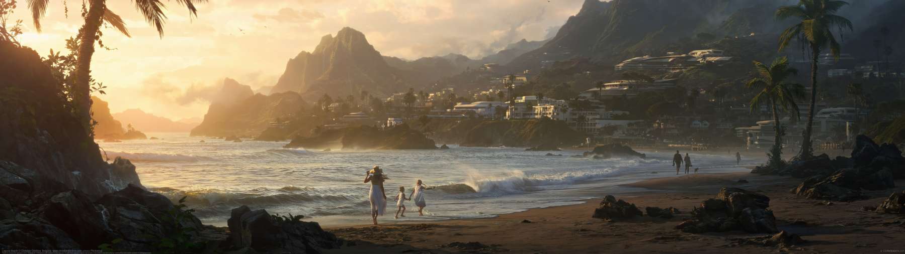 Laguna Beach ultrawide achtergrond