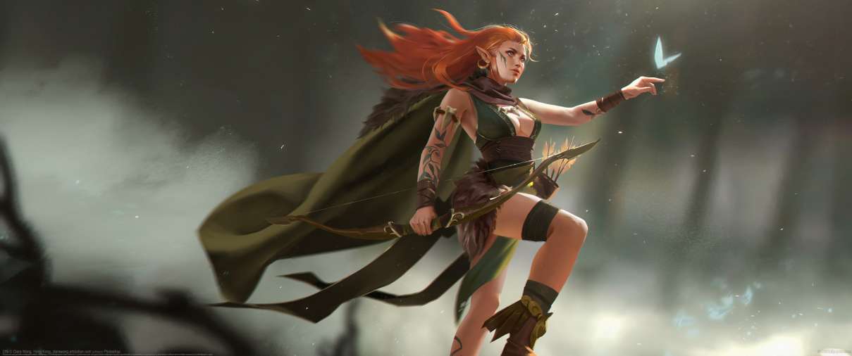 Elf ultrawide achtergrond