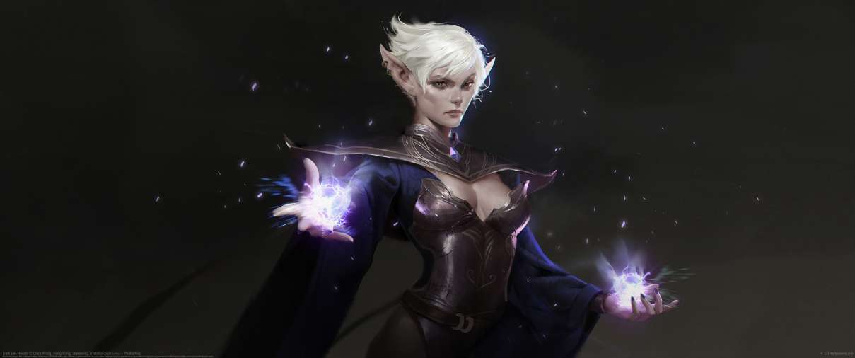 Dark Elf- Hecate ultrawide achtergrond